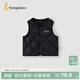 童泰（TONGTAI）寶寶羽絨馬甲冬季嬰兒衣服兒童家居服坎肩男女童休閑外出上衣 黑色 80 cm
