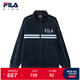 FILA斐樂(lè )兒童童裝外套2026年春季新款男童中大童戶(hù)外運動(dòng)寬松上衣 RD寶藍-NV 170