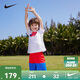NIKE 耐克小童裝男童短袖T恤短褲2件套夏季兒童DRI-FIT速干運動(dòng)套裝