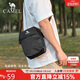 駱駝（CAMEL）戶(hù)外運動(dòng)單肩包男女斜挎包健身小包休閑挎包騎行包單肩背包潮黑色