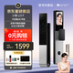 德施曼（DESMAN）智能門(mén)鎖人臉識別貓眼大屏指紋鎖電子密碼鎖防盜入戶(hù)門(mén)鎖小嘀 U3F 太空銀