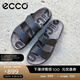愛(ài)步（ECCO）拖鞋男 魔術(shù)貼勃肯鞋男士男鞋涼鞋外穿一字帶拖鞋 科摩500904 黑色50090401001 43