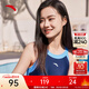 安踏（ANTA）小A裙丨小蠻腰運動(dòng)泳衣女夏季黑色泳裙顯瘦防曬高級專(zhuān)業(yè)連體泳裝 清寶藍/清海藍-3 M 【建議155-165cm，90-110斤】