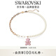 施華洛世奇（SWAROVSKI）【生日禮物】仿水晶仿珍珠項鏈泰迪熊造型輕奢飾品女 TEDDY小熊 粉色 5669166