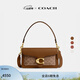 蔻馳（COACH）女士經(jīng)典標志TABBY 26號單肩包斜挎包包 B4/棕黃色 棕色