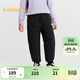 巴拉巴拉【商場(chǎng)同款】童裝兒童羽絨褲女童冬裝新款保暖長(cháng)褲子 黑色90001-灰鴨絨 160 cm-充絨量72g