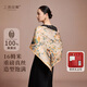 上海故事【專(zhuān)柜同款】100%桑蠶絲真絲絲巾披肩婦女節禮物送媽媽生日禮圍巾