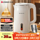 志高（CHIGO）【熱銷(xiāo)百萬(wàn)+】燒水壺電熱水壺電水壺雙層防燙1.8L大容量家用燒水壺304不銹鋼內膽大功率快速燒水