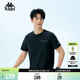 卡帕（Kappa）背靠背短袖t恤男運動(dòng)上衣K0G32TD30D 暗夜藍黑-906   L   