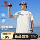 駱駝（CAMEL）運動(dòng)休閑t恤男圓領(lǐng)短袖速干跑步上衣 C16BAYL6056 燕麥米 XL