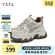 TATA/他她2026春商場(chǎng)同款時(shí)尚休閑百搭女老爹鞋 米色 37