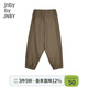 jnby by JNBY江南布衣童裝冬裝男女童長(cháng)褲寬松休閑中腰束腳褲兒童1N0E12781 218黃咖 160 cm