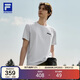 FILA 斐樂(lè )官方短袖T恤男夏季簡(jiǎn)約透氣圓領(lǐng)t恤運動(dòng)健身休閑上衣