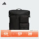 adidas多口袋運動(dòng)雙肩背包電腦包男女阿迪達斯官方   黑色   NS(均碼)