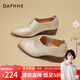 達芙妮短靴女粗跟增高中跟英倫風(fēng)單靴時(shí)尚百搭2026新款春季 香檳色 35 (225mm) 標準碼