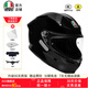AGV K6S碳芳綸纖維大尾翼摩托車(chē)頭盔機車(chē)全盔賽車(chē)男女四季通風(fēng)3C BLACK（亮黑） M（適合55-56頭圍）