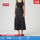 Levi's李維斯春夏女士美式復古時(shí)尚簡(jiǎn)約潮流休閑牛仔裙 黑色 XL (29)