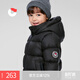 保姆鵝 兒童羽絨服寶寶短款加厚白鴨絨外套男童女童保暖防風(fēng)冬[NG2637] 黑 100
