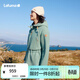 LAFUMA戶(hù)外連帽抓絨衣女士 秋冬加厚保暖運動(dòng)休閑長(cháng)袖外套LFJA5CR61 霧綠MG M (38)165/84A