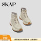 圣伽步（SKAP）短靴女士高幫厚底戶(hù)外運動(dòng)休閑靴