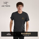 ARC'TERYX始祖鳥(niǎo) MOTUS CREW ARC'WORD SS 男子 運動(dòng)短袖T恤 BLACK HEATHER/黑灰色 M
