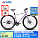 喜德盛（xds）平把公路自行車(chē)極速600禧瑪諾內三速油碟桶軸健身運動(dòng) 紫 480mm