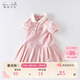 戴維貝拉（DAVE＆BELLA）【汽水棉】夏裝女童連衣裙寶寶PoLo裙女孩公主裙兒童裙子