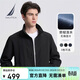 諾帝卡（NAUTICA）男裝春夏款立領(lǐng)薄夾克外套男JE3101黑色（231） L