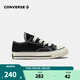 匡威（Converse）童鞋低幫兒童帆布鞋經(jīng)典款1970S男嬰童鞋新款女寶寶魔術(shù)貼布鞋 黑色 24 【建議腳長(cháng)15cm】
