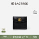 BAGTREE包包樹(shù) 真皮錢(qián)包復古多卡位卡包女士頭層牛皮錢(qián)包生日禮物女 檀黑色手抓紋