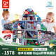 Hape軌道火車(chē)玩具 木質(zhì)軌道車(chē)超大型多層礦山套裝男女小孩 火車(chē)軌道-大型礦山套 3-6Y