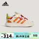 阿迪達斯（adidas）童鞋26新年款兒童運動(dòng)鞋男女寶寶小童三葉草F2魔術(shù)貼跑步鞋KI1511