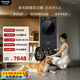松下（Panasonic）白月光5.0洗烘套裝10kg滾筒洗衣機+10kg熱泵烘干機超薄大桶徑純平全嵌智能投放除菌除毛F2J1+F2JR1
