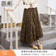 香影波點(diǎn)碎花半身裙女2026春季新款田園風(fēng)長(cháng)款高腰超好看a字傘裙 黃花 S 155/60A/85-95斤