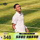 阿迪達斯（adidas）Originals三葉草男子POLO PRO 復古網(wǎng)球風(fēng)運動(dòng)短袖POLO衫 JL9675 L