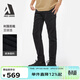 ABLE JEANS【大V褲】春秋新款男士立體剪裁彈力黑色痞帥厚款牛仔褲男加厚 炭黑 31 /32(建議140-150斤)