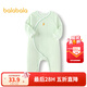 巴拉巴拉嬰兒衣服寶寶連體衣睡衣新生兒包屁爬服童裝男童女童全棉春裝 豆沙綠40038 59cm