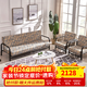 天壇家具沙發(fā)床兩用經(jīng)典可折疊布藝沙發(fā)現代簡(jiǎn)約單人沙發(fā)組合 三人位 長(cháng)2030mm寬780mm高800mm