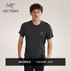 ARC'TERYX始祖鳥(niǎo) MOTUS CREW ARC'WORD SS 男子 運動(dòng)短袖T恤 BLACK HEATHER/黑灰色 M