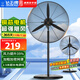 鉆石牌（DIAMOND）工業(yè)風(fēng)扇電風(fēng)扇落地扇大風(fēng)力強力牛角扇大功率吹除甲醛壁扇大風(fēng)扇工廠(chǎng)車(chē)間搖頭風(fēng)扇 650工業(yè)落地扇【銅線(xiàn)電機2.5米線(xiàn)】