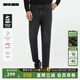 利郎加絨牛仔褲男冬季保暖褲低腰窄腳九分褲舒彈威化太陽(yáng)牛仔褲子 黑（24DNZ10101） 30 (165/76A)