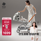 babycare頭等艙嬰兒推車(chē)高景觀(guān)遛娃神器輕便可折疊可坐躺雙向溜娃 火舞白