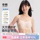 幸棉【斷碼特惠】外擴顯大內衣女無(wú)尺碼聚攏無(wú)痕漫畫(huà)胸文胸軟支撐胸罩 膚色（附2對杯墊） 均碼 (A-C杯/90-125斤)