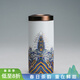 容山堂陶瓷琺瑯彩茶葉罐便攜大小號密封罐儲存罐錫蓋儲茶罐迷你旅行茶具 金絲琺瑯茶葉罐-加長(cháng)款