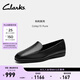 Clarks其樂(lè )Coley15 Pure女鞋新款摩登羊皮一腳蹬單鞋女士勤樂(lè )福鞋 黑色 261873124 38