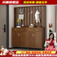 閃朗新中式實(shí)木鞋柜掛衣架組合家用入戶(hù)門(mén)口門(mén)廳鞋柜換鞋凳組合玄關(guān)柜 【實(shí)木生態(tài)板】長(cháng)164cm鞋柜掛衣架一體 免費上門(mén)安裝