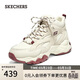 斯凱奇（Skechers）女鞋中幫厚底增高老爹鞋加絨保暖運動(dòng)鞋女靴167595