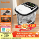泰昌（Taicn）泡腳桶洗腳桶足浴盆全自動(dòng)加熱恒溫足浴桶電動(dòng)足療養生加深加寬沖浪按摩洗腳盆三八節女神禮物 電動(dòng)4滾輪按摩丨高桶深泡小腿丨TC-9057