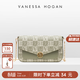 VANESSA HOGAN VH女包山茶花信封方包輕奢老花鏈條包斜挎單肩包生日禮物送女友 綠色