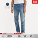 Levi's李維斯匠心丹寧日本制男士501直筒美式懷舊復古藍色牛仔褲 藍色 32 32
